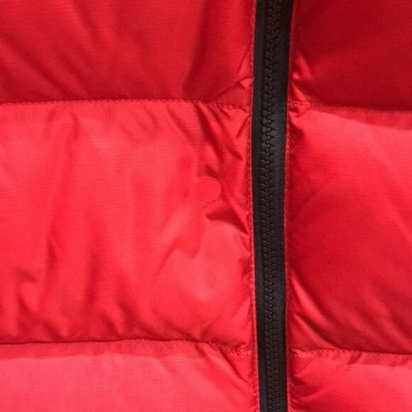 The North Face Mens Nuptse 700 Red Black Puffer Jacket Goose Down Insulated Medi - Picture 7 of 14